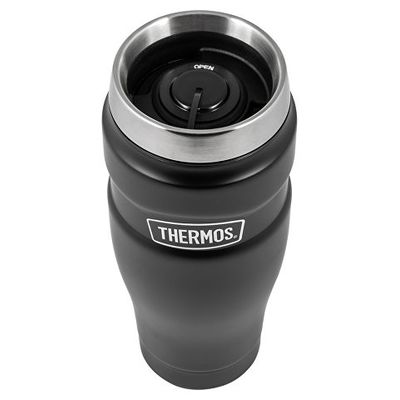 Кружка-термос из нерж. стали тм THERMOS SK1005BK (Matte Black) 0.47L, черный