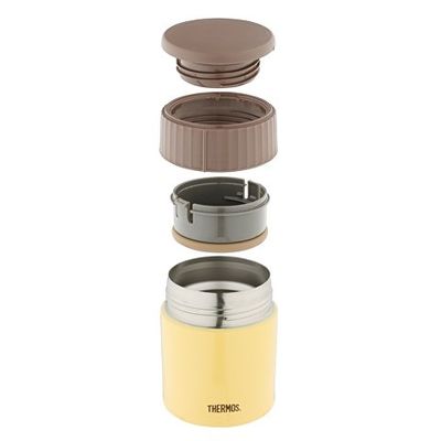 Термос из нерж. стали для еды тм THERMOS JBQ-400-BNN 0.4L, желтый