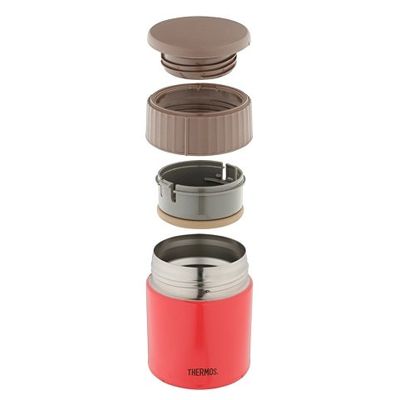 Термос из нерж. стали для еды тм THERMOS JBQ-400-PCH 0.4L, красный