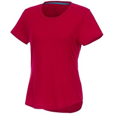 Женская футболка Jade из переработанных материалов с коротким рукавом, красный