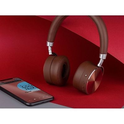 Беспроводные наушники Rombica mysound BH-13 Brown ANC, коричневый