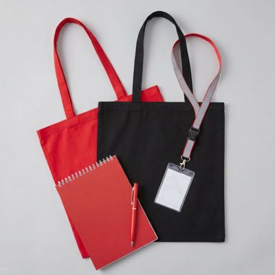 Холщовая сумка Basic 105, красная