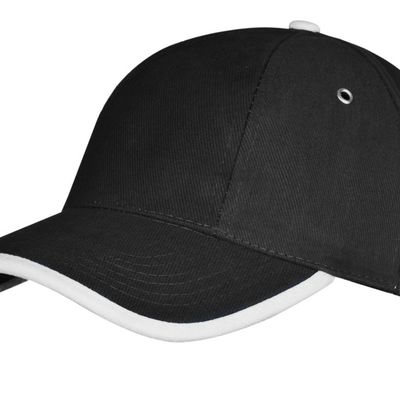 Бейсболка Unit Trendy, черная с белым