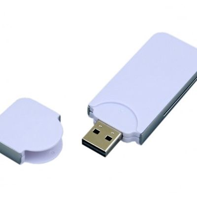 USB-флешка на 16 Гб в стиле I-phone, прямоугольнй формы, белый