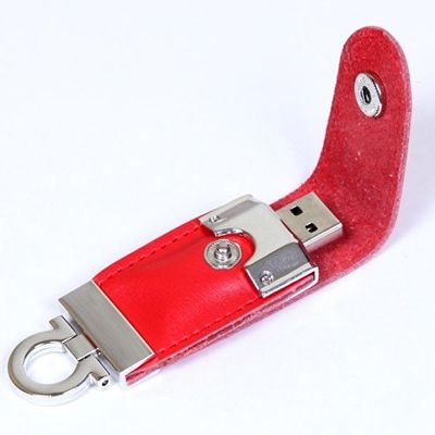 USB-флешка на 8 Гб в виде брелка, красный