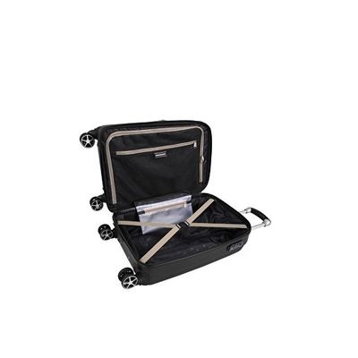 Чемодан SWISSGEAR TALLAC, АБС-пластик, 46 x 28 x 68 см, 65 л, черный