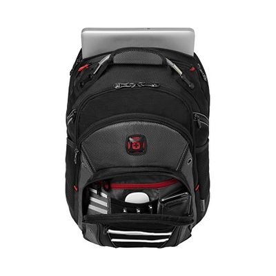 Рюкзак Synergy WENGER 16'', черный/серый, полиэстер/ПВХ, 36 x 26 x 46 см, 26 л