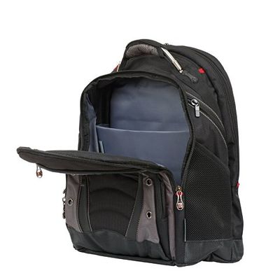 Рюкзак Synergy WENGER 16'', черный/серый, полиэстер/ПВХ, 36 x 26 x 46 см, 26 л
