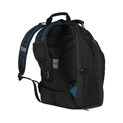 Рюкзак Ibex WENGER 17, черный/синий, полиэстер/ПВХ, 37 x 26 x 47 см, 23 л