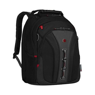 Рюкзак Legacy WENGER 16'', черный/серый, полиэстер/ПВХ, 35 x 25 x 45 см, 21 л