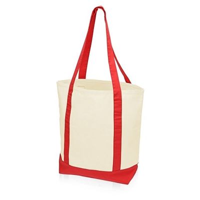 Сумка для шопинга Cotton, натуральный/красный