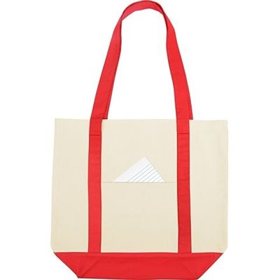 Сумка для шопинга Cotton, натуральный/красный