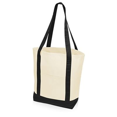Сумка для шопинга Cotton, натуральный/черный