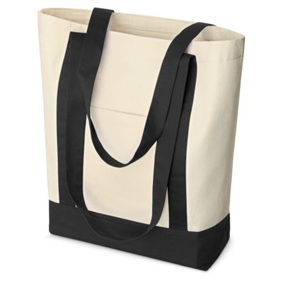 Сумка для шопинга Cotton, натуральный/черный