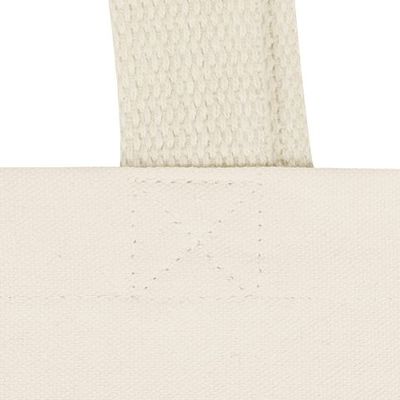 Сумка для шопинга Steady из хлопка с парусиновыми ручками, 260 г/м2, натуральный