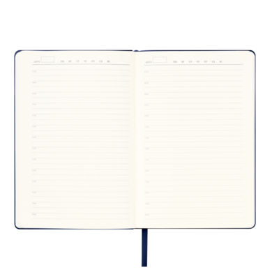 Ежедневник Спарк (Spark) недатированный, синий (с упаковкой, со стикерами)