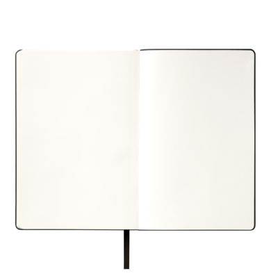 Ежедневник Спарк (Spark) недатированный, черный (с упаковкой, со стикерами)