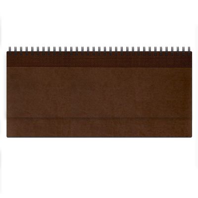 Недатированный планинг  VELVET 298x140 мм  без календаря, коричневый