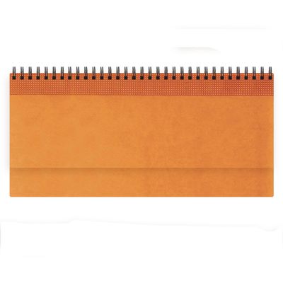 Недатированный планинг  VELVET 298x140 мм, без календаря, оранжевый