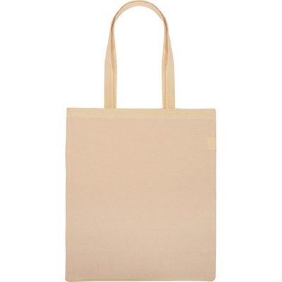 Сумка для шопинга Twin двухцветная из хлопка, 180 г/м2, красный/натуральный