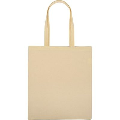 Сумка для шопинга Twin двухцветная из хлопка, 180 г/м2, синий/натуральный