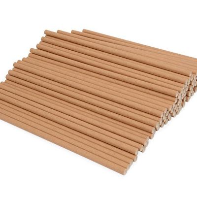 Набор крафтовых трубочек Kraft straw, 100 шт.