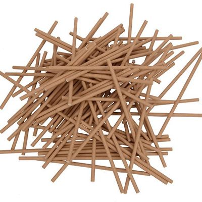 Набор крафтовых трубочек Kraft straw, 100 шт.