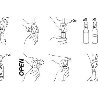 Вакуумная пробка для вина Vacuum, серебристый