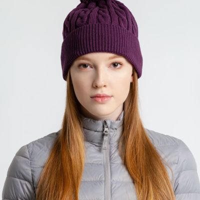 Шапка Heat Trick, баклажановая