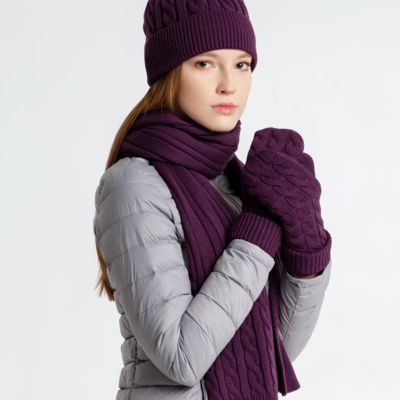 Шапка Heat Trick, баклажановая