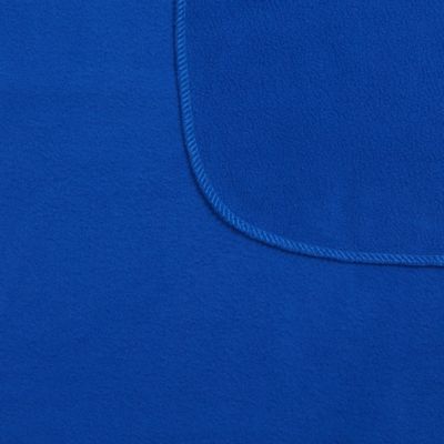 Флисовый плед Warm&Peace, ярко-синий