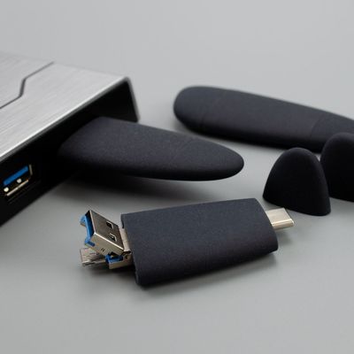 Флешка Pebble Universal, USB 3.0, черная, 32 Гб