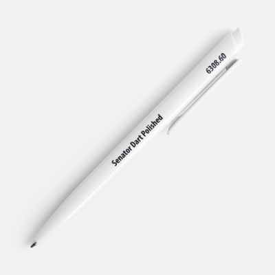 Ручка шариковая Senator Dart Polished, белая