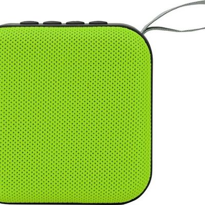 Портативная колонка Otto, зеленое яблоко/черный