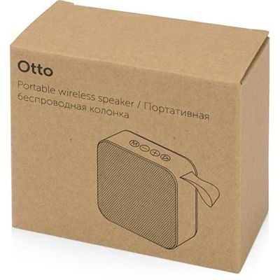 Портативная колонка Otto, зеленое яблоко/черный