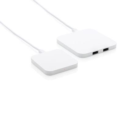 Док-станция Square для беспроводной зарядки 10 Вт с USB-портами