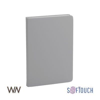 Ежедневник недатированный "Милан", А5, покрытие soft touch, цвет серый