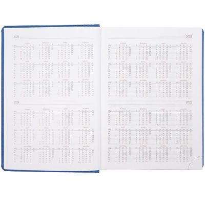 Ежедневник Brand, недатированный, светло-синий