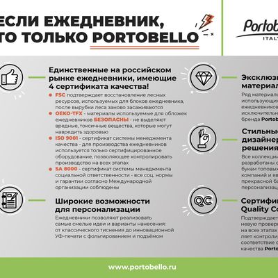 Ежедневник Portobello Trend, Marseille soft touch, недатированный, черный