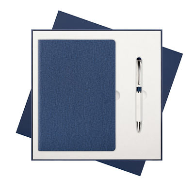 Подарочный набор Tweed/Arctic, синий (ежедневник недат А5, ручка)