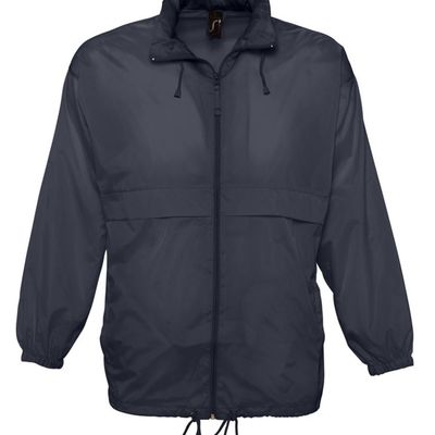 Ветровка из нейлона Surf 210 темно-синяя (navy), размер XL