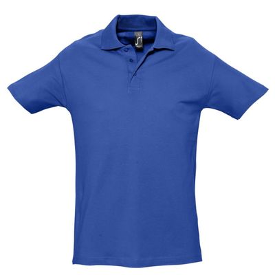 Рубашка поло мужская Spring 210 ярко-синяя (royal), размер XL