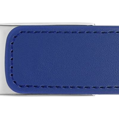Флеш-карта USB 2.0 16 Gb с магнитным замком Vigo, синий/серебристый