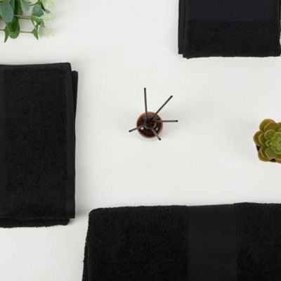 Полотенце Terry L, 450, черный