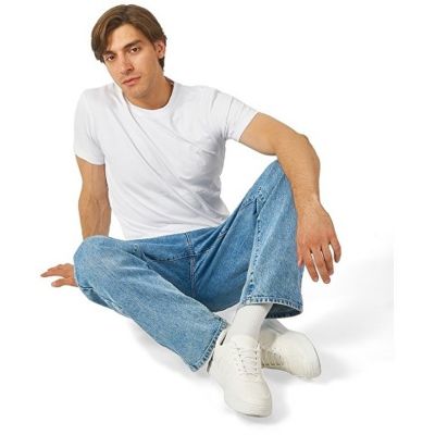 Футболка HD Fit короткий рукав с эластаном, мужская, белый