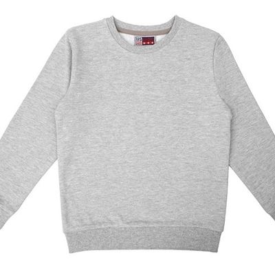 Свитшот Motion детская_8, серый меланж