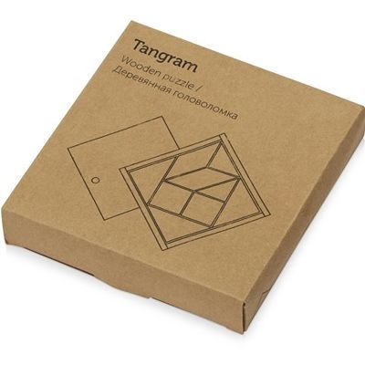 Деревянная головоломка в коробке Tangram