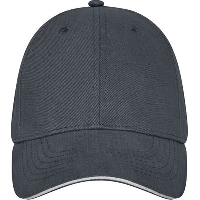 Бейсболка Darton, 6 панелей, storm grey