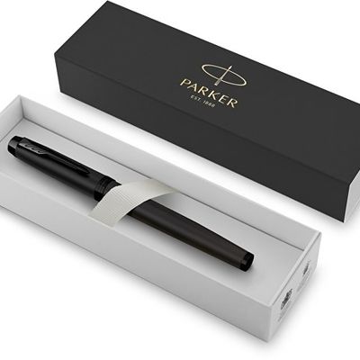 Перьевая ручка Parker IM Achromatic Matte Black BT, черный