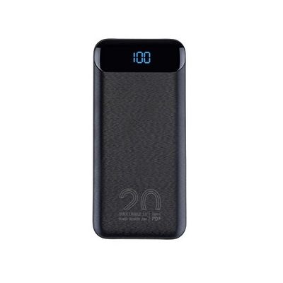 RIVACASE VA2580 (20 000mAh), QC/PD 20W внешний аккумулятор с дисплеем, черный /24